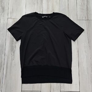 Athleta Black Crew Neck Top